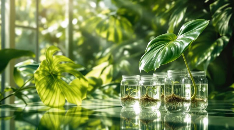 Rozmnażanie monstery z liścia – krok po kroku